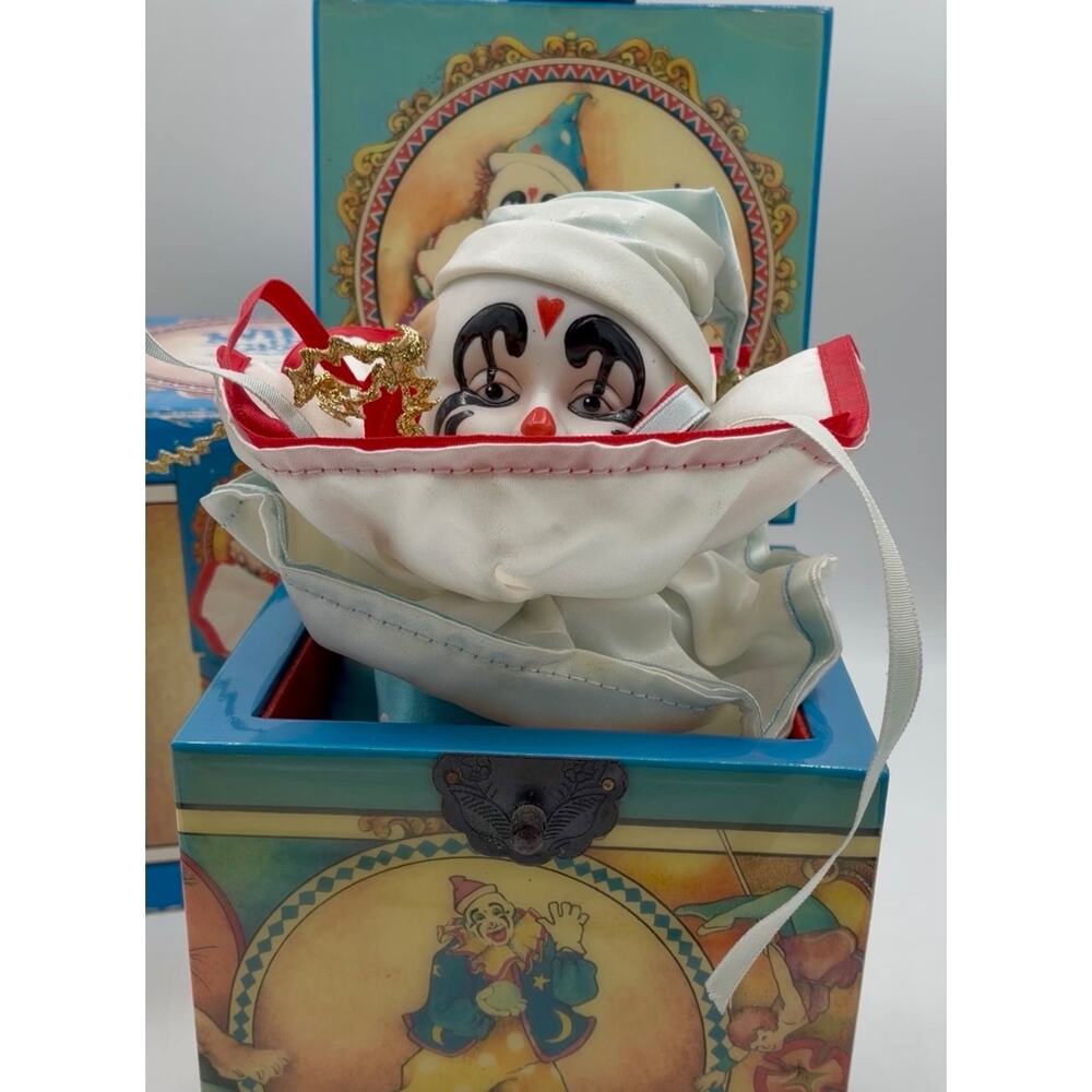 Enesco Willie the Clown Musical Jack in the Box 1985 Limited Edition #0137 IOB